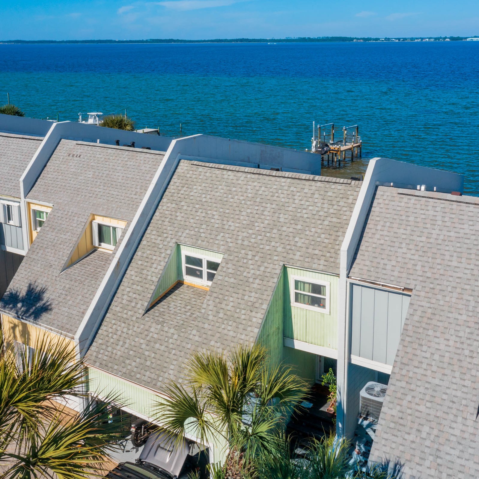 Asphalt commercial roof