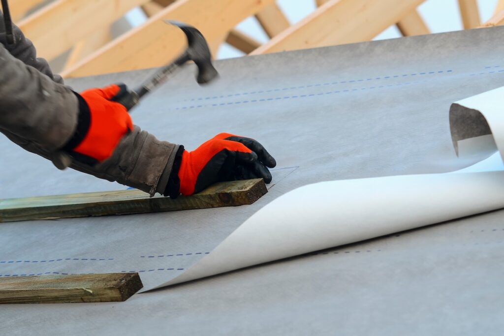 synthetic roofing underlayment