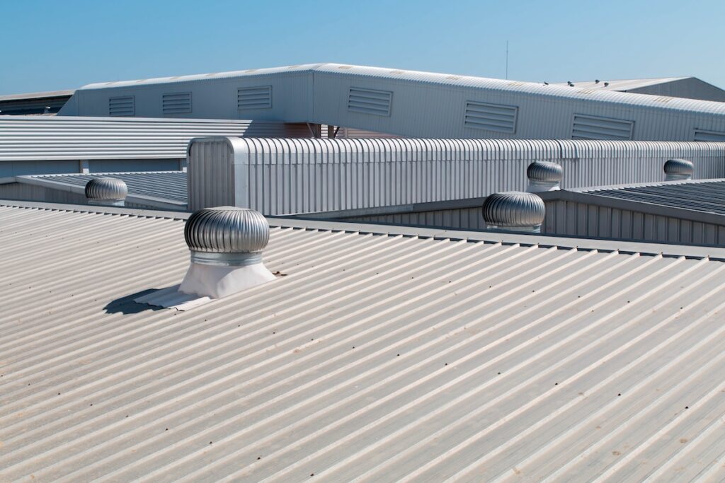 metal roofing commercial building