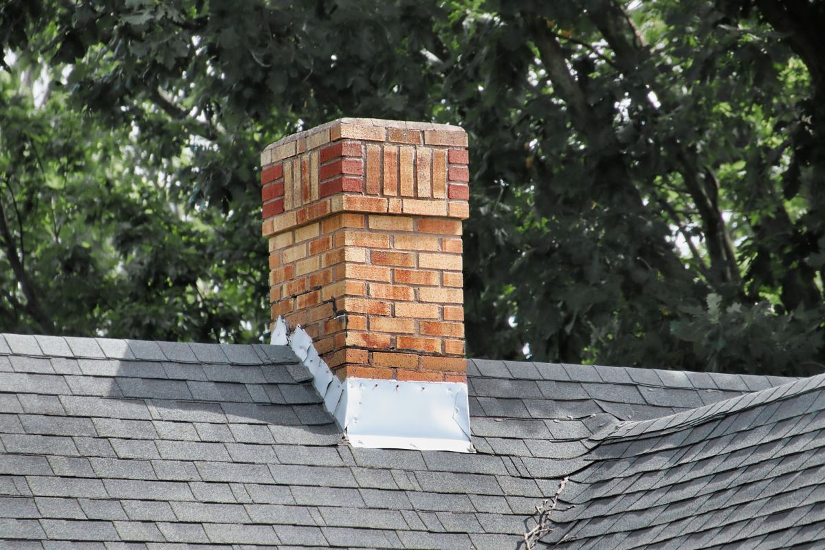 flashing on chimney