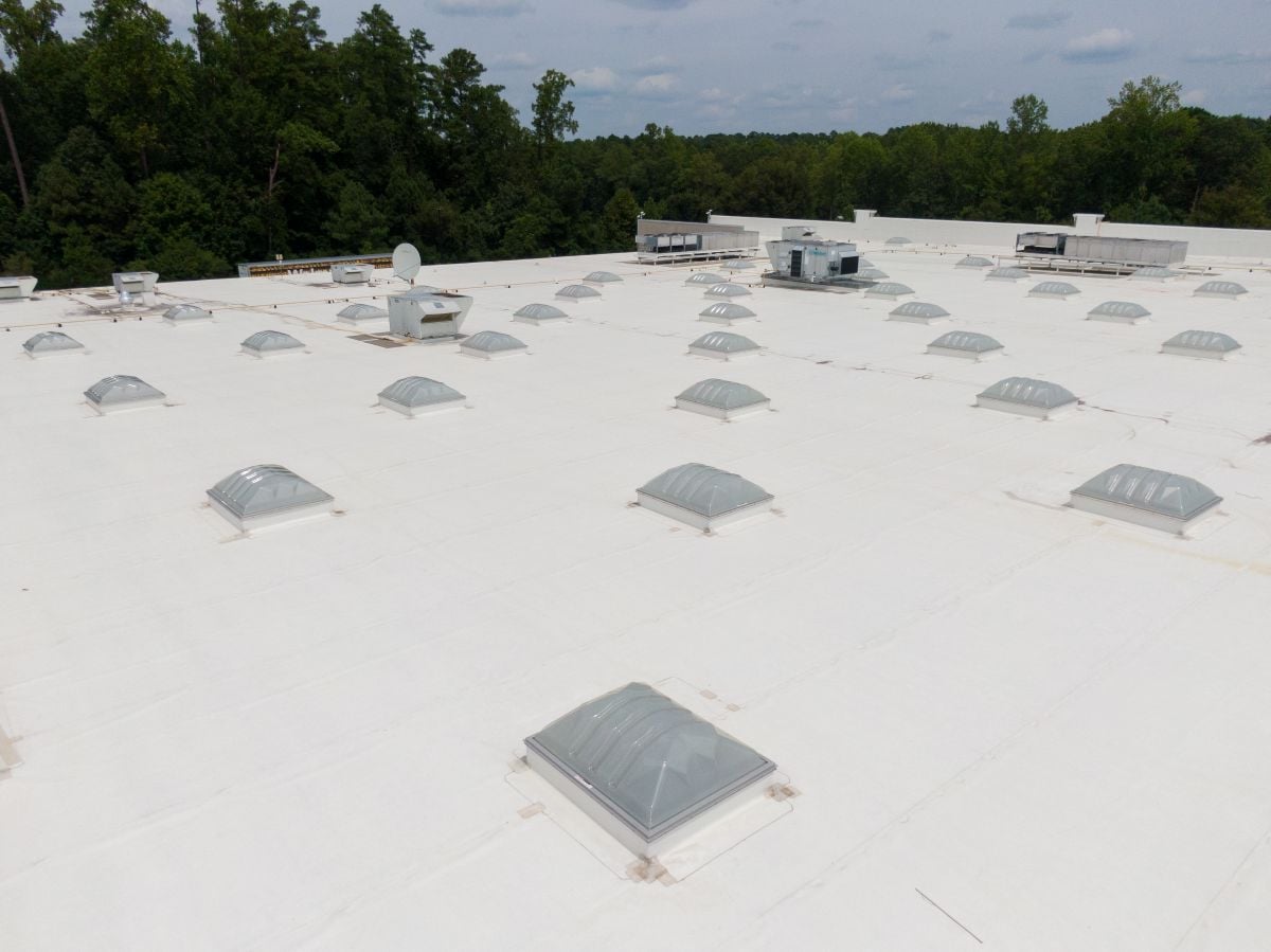 EPDM vs TPO white roof commercial