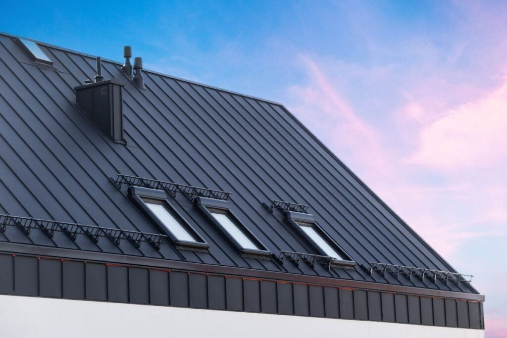 Minimum slope for metal roof dark grey roof window water gutters