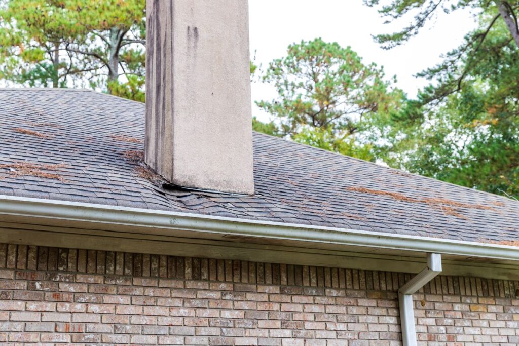 how to find a roof leak shingles sunked due to humidity