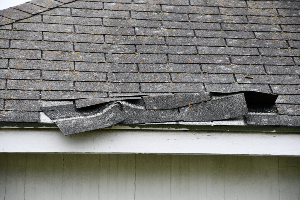 sagging roof