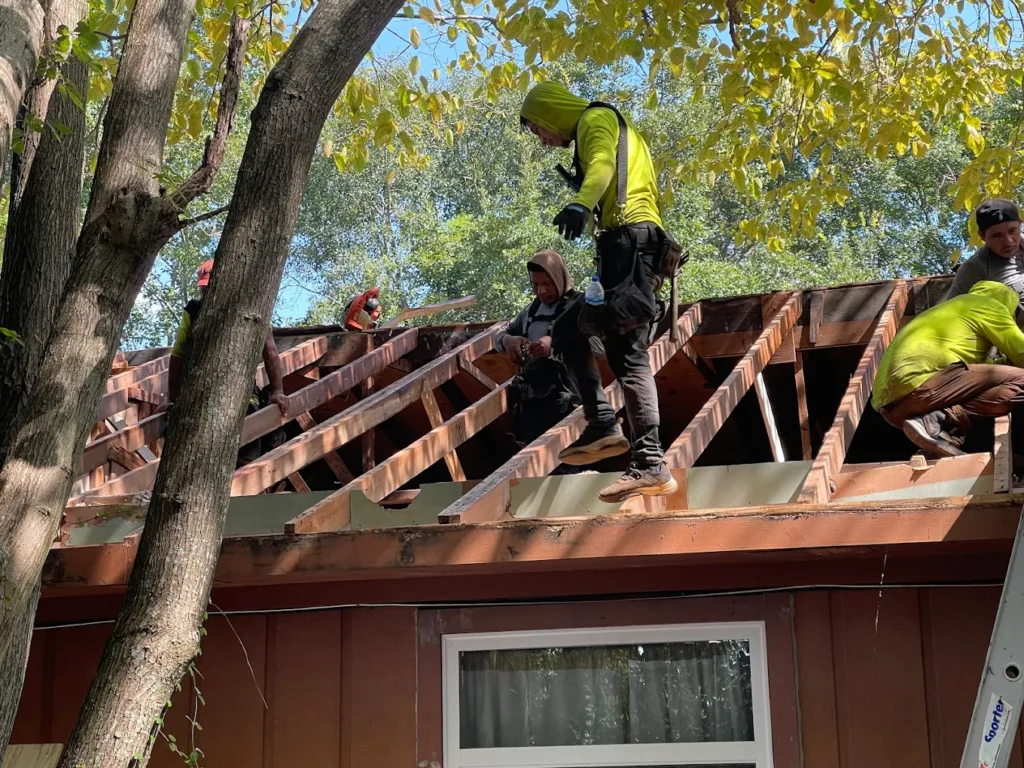 Quality roofing workers