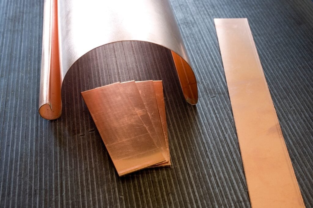 copper gutter parts