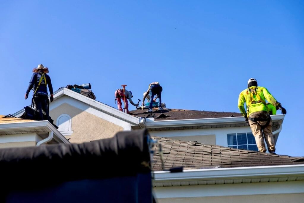 Quality roofing workers