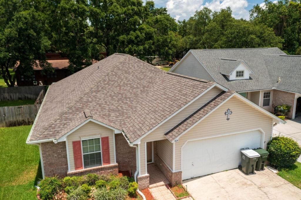 tan shingle roof 